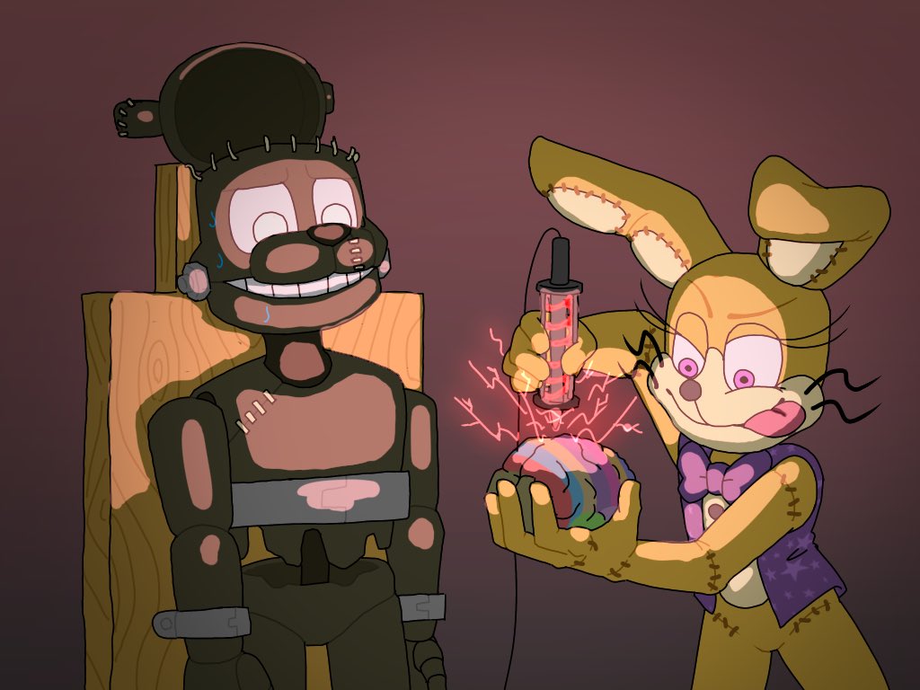 tottu_1280's tweet image. #fnaftober #fnaf 
Day 25- Dreadbear