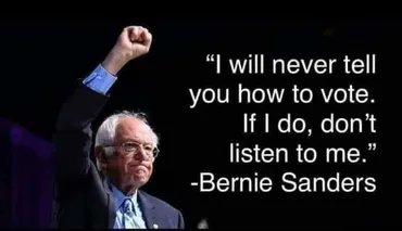 JustinBGreen1's tweet photo. @SAVoltolin Will people take the #BernieBait? Not me... I won't be #BernedAgain.
As Bernie used to say (when he had a spine)... #EnoughIsEnough https://t.co/XopbE58gax