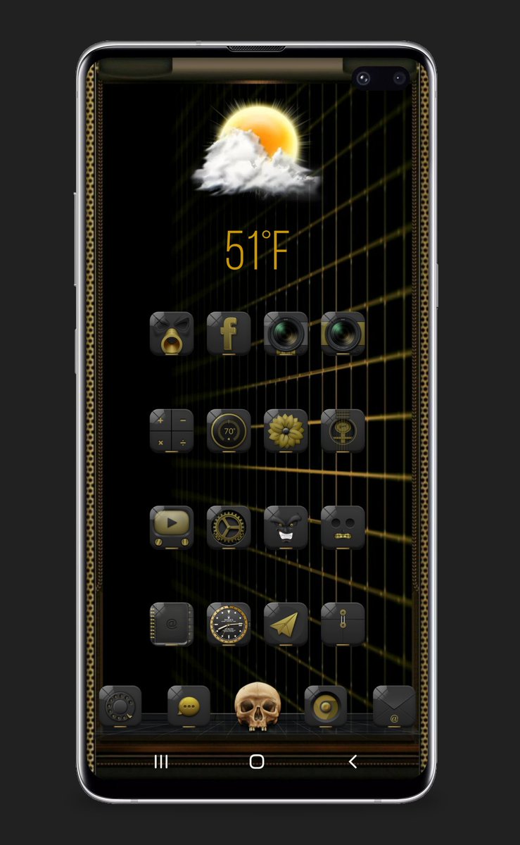 Fattone66's tweet photo. Today's setup #CarbonGold by @Nyk0n_ with #UtopiaAE and this #3DXwidget by @GhanoDZpro. https://t.co/4N67Yel6Kb