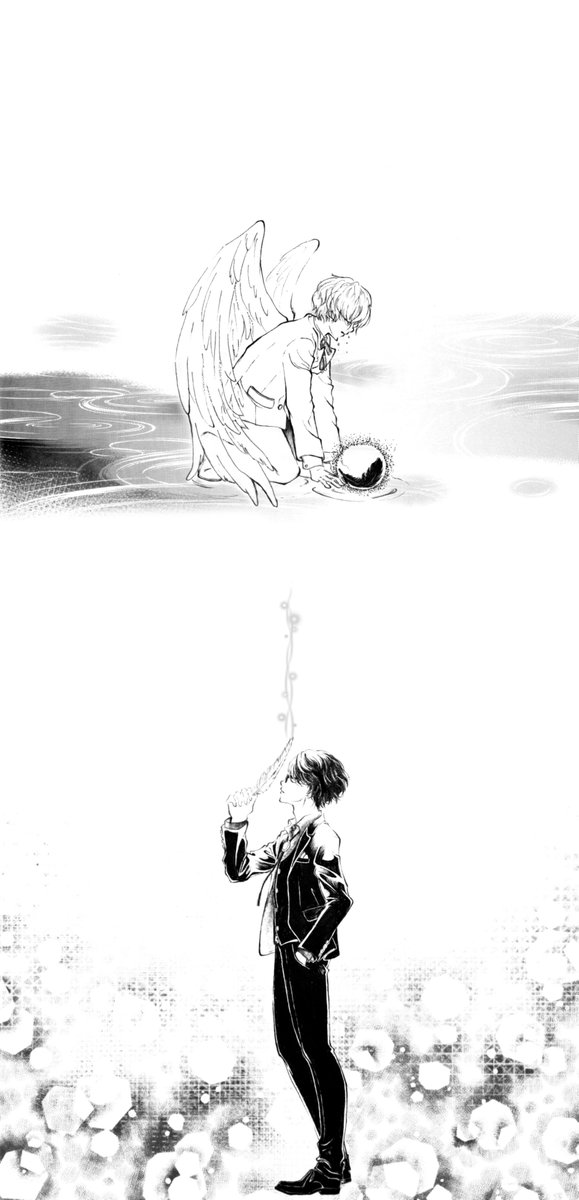 satsuki_su's tweet photo. You're the only one that I won't let you fallen like me, my dear brother

#黒と白 https://t.co/ACqmAPRs5j