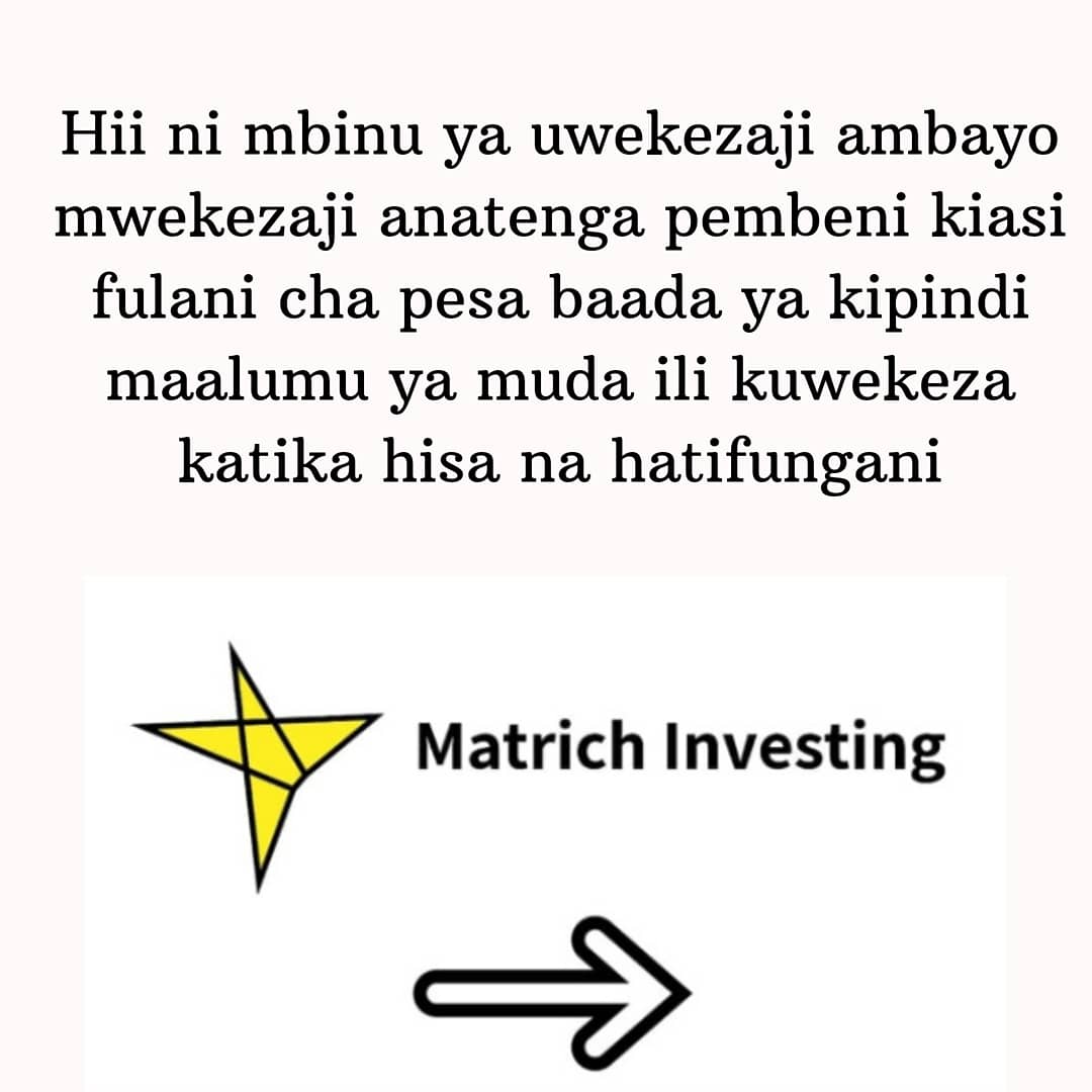MatrichInvesti1's tweet photo. #hisa #hatifungani #mrejesho #utajiri #billionea #wawekezaji #wekeza #biashara #thamani #bei #utajiri #malengo #malipo #gawio #riba #mapato #tanzania🇹🇿 #millionea #uvumilivu #kiwango https://t.co/SNN6sijAtx