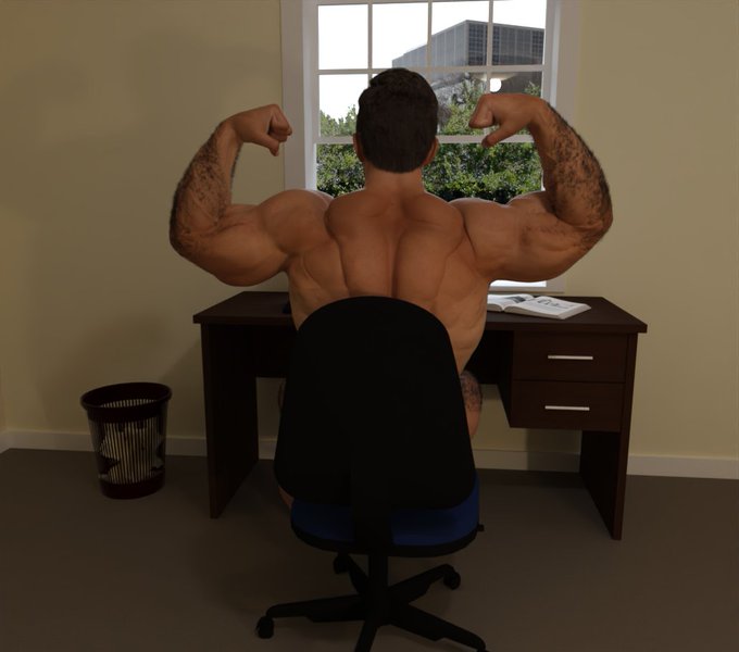 I can't wear anymore any of my clothes, cuz I've burst them all with my huge muscles. MY HUGE FUCKING<a href="/tag/megahugesuperstud"class="tags"><span>#megahugesuperstud</span></a>