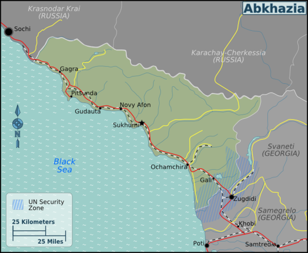 The recovered region I believe it would be Abkhazia, whose status in that future Georgia would be of having a very important autonomy (similar to the Spanish comunidades autónomas), being allowed to modifie its taxes, administrate the health and education. (9/n)