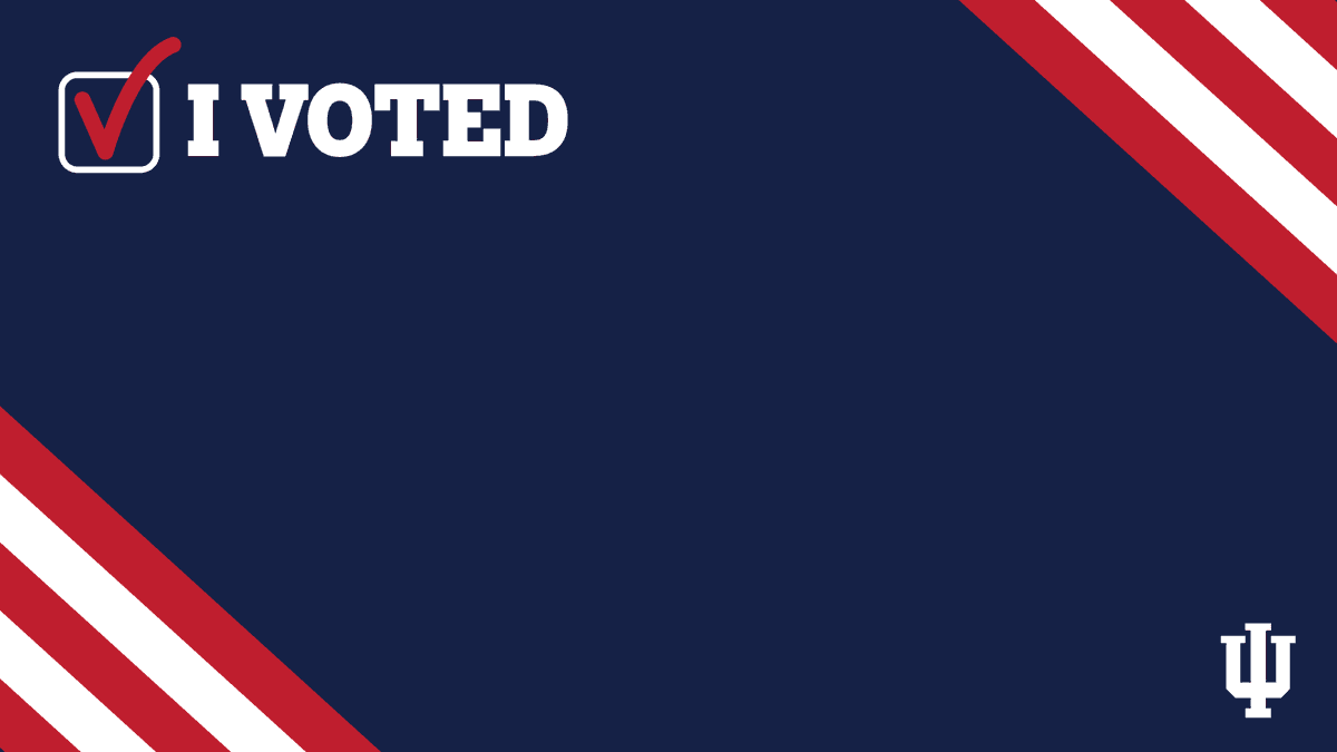 IUBloomington's tweet photo. Voted? β
Change your Zoom background to show that #IUVotes. π https://t.co/4I8SKwEuNn