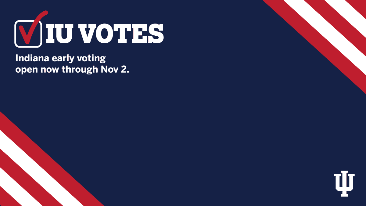 IUBloomington's tweet photo. Voted? β
Change your Zoom background to show that #IUVotes. π https://t.co/4I8SKwEuNn