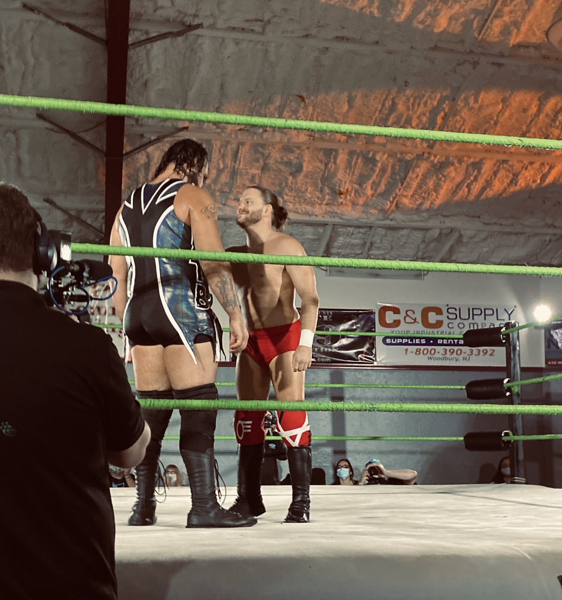 MelissaMets's tweet photo. Any day you get to see @KTB_mauls in the ring is a great day!  Keep an eye on this beast...he’s going places! #SynergyShadows @synergywrestle https://t.co/c43LDfXrGr