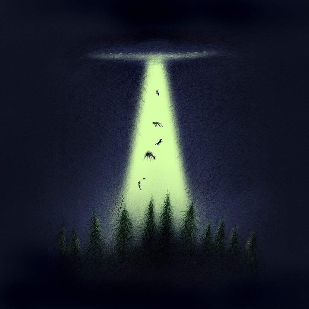 JeffG's tweet photo. Day 14 of @mabgraves Drawlloween Club - Extraterrestrial
.
#mabsdrawlloweenclub #mabsdrawlloweenclub2020 #halloween #drawing #illustration #warpedwhimsy #inktober #alien #extraterrestrial https://t.co/E1BQJu6Myy