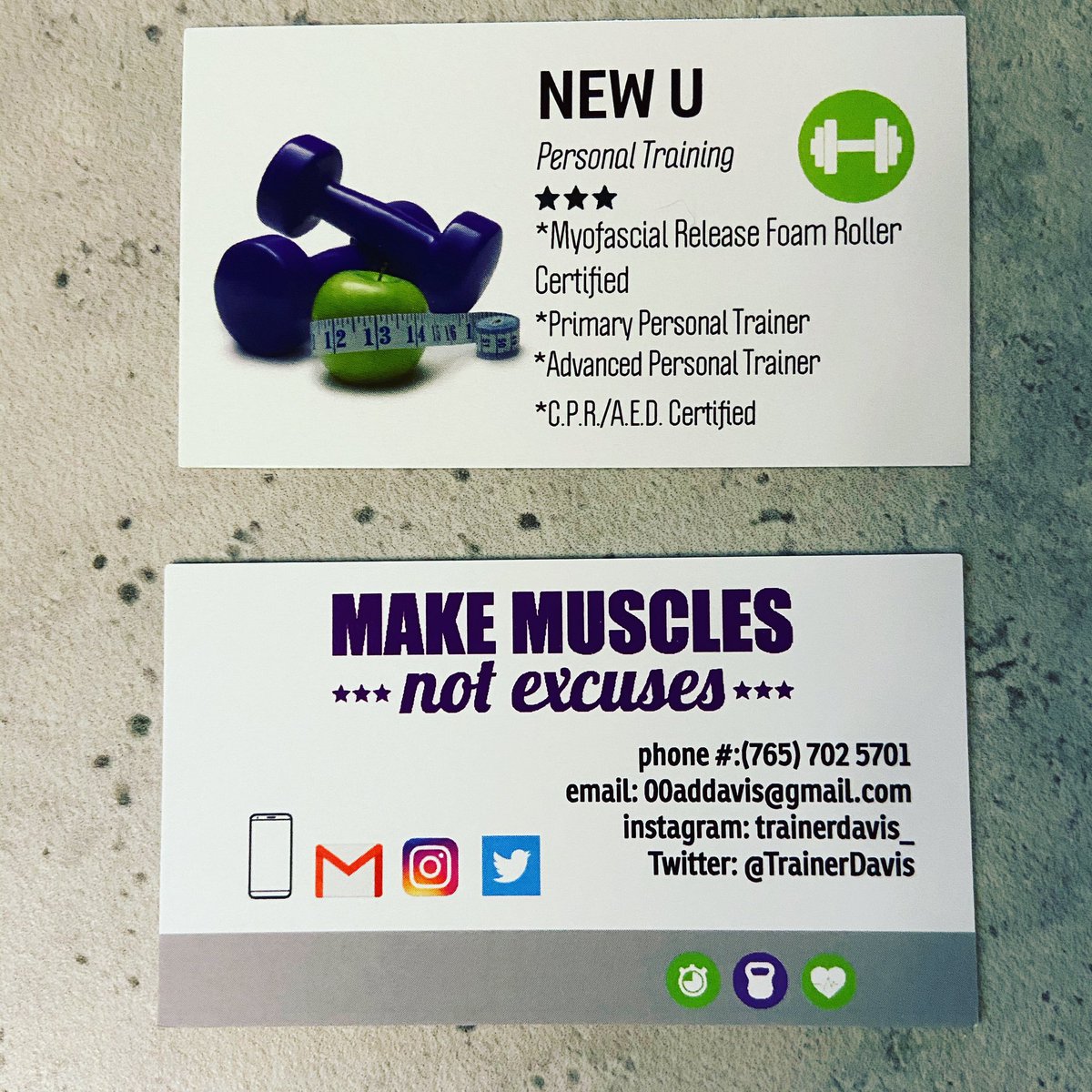 TrainerDavis's tweet photo. New business cards https://t.co/kGrKKI6FDp