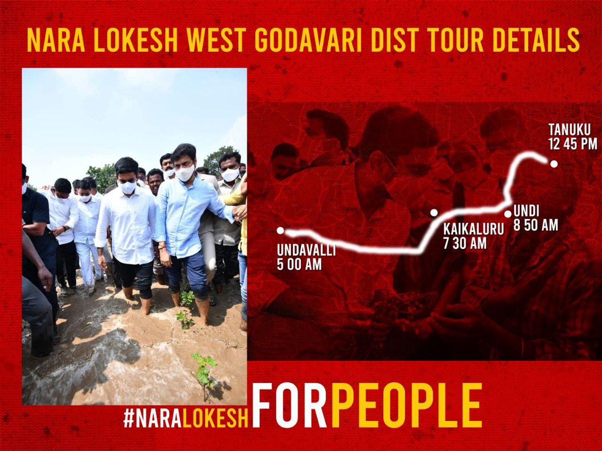 krishna_tdp's tweet photo. Nara Lokesh Tomorrow Tour Root Map #KrishnaTDP https://t.co/iRcEZ7Idc1