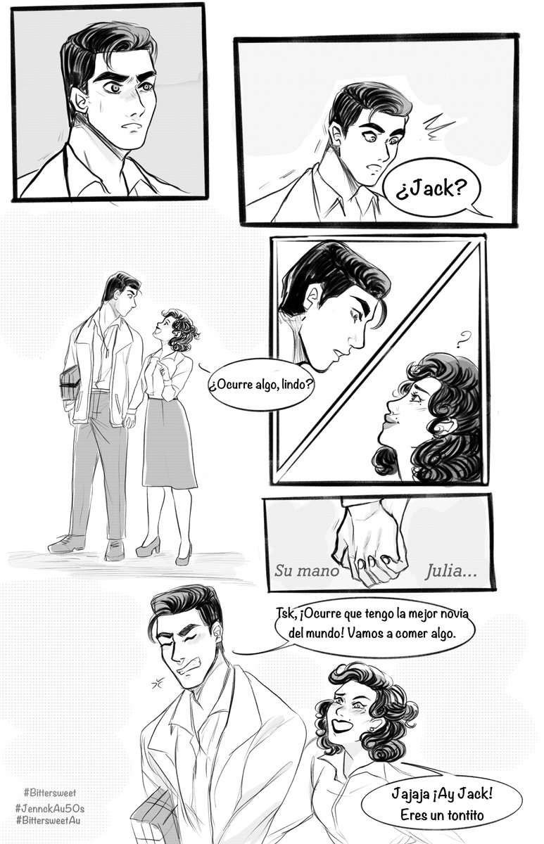 No pasó nada, simplemente un contacto visual con un extraño, eso siempre es raro.
Pero no ocurre nada...¿Verdad?
Pag5
#BittersweetAu #Bittersweet #JennckAu50s https://t.co/BFk6ZfBfO3