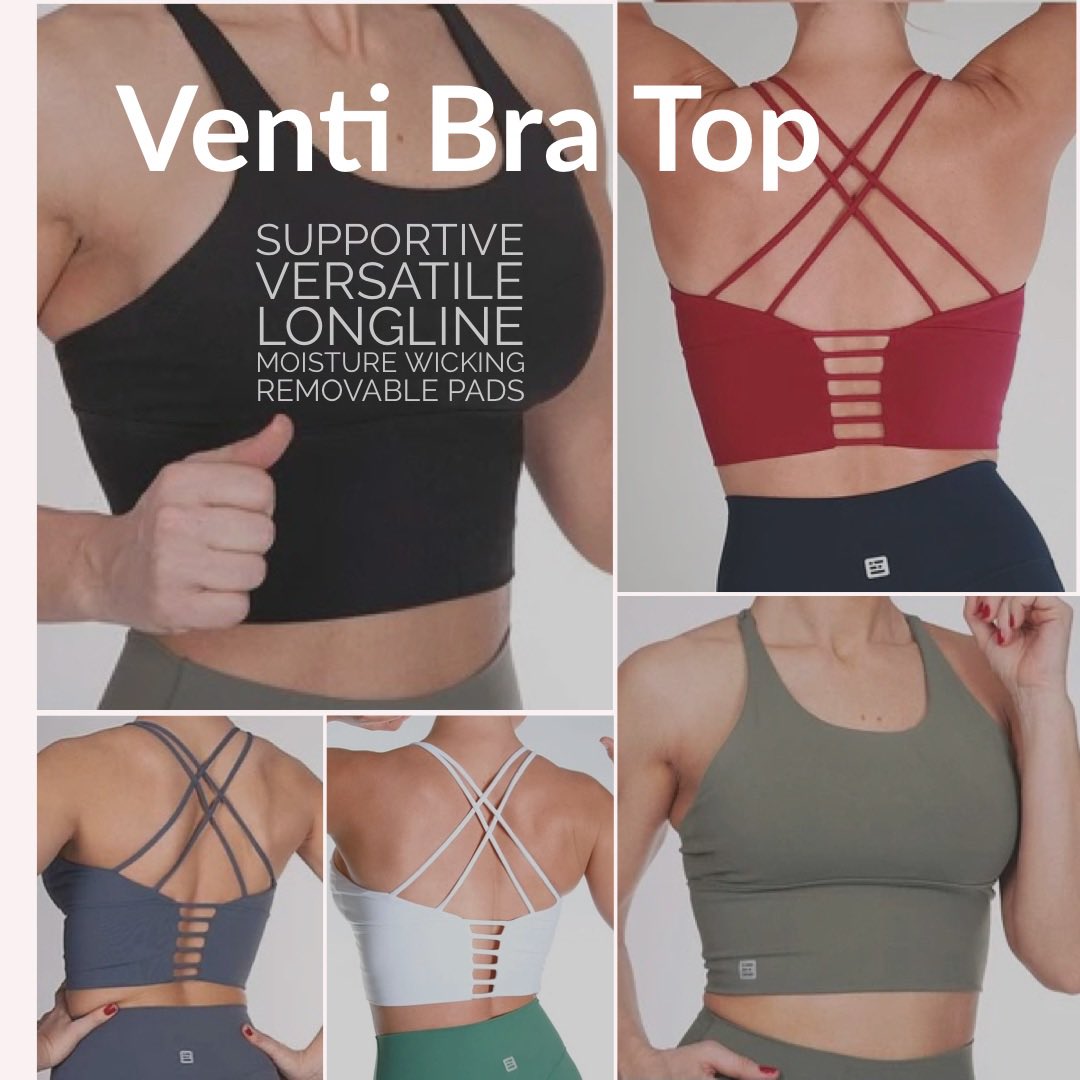 Our most popular Venti Bra, now available in 5 gorgeous colours! #gym #ukfit #ActiveWear #fitness