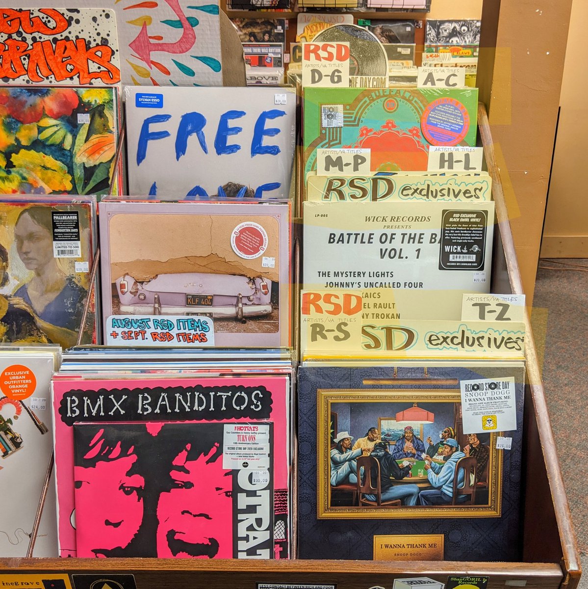 Rec_Collect's tweet photo. Just a handful of remaining RSD Drops titles. Items in red at https://t.co/42UU4IFuc0 are completely sold out - only those with visible prices can be ordered. Place an order at https://t.co/jmvhW74myo for any items you're interested in. Thanks for your support! https://t.co/tJUJPlEYwn