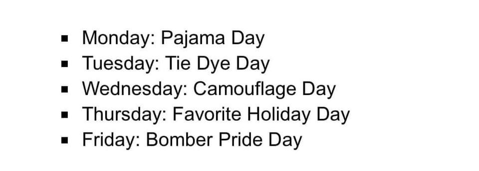 Mrs_Hohn's tweet photo. Tomorrow starts Homecoming week! https://t.co/rrw1I528sV