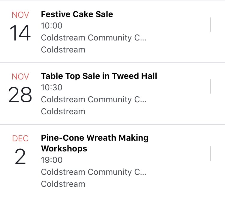 Full details on Facebook page. #LoveWhereYouLive #shoplocal #localcharity #coldstream #scotlandstartshere