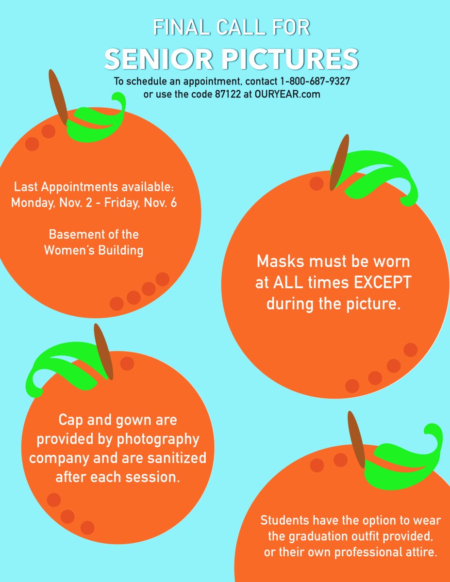 dailyorange's tweet photo. SPONSORED | Final Call For Senior Pictures!! Last appts. available are from Mon. Nov 2 - Fri. Nov. 6th! https://t.co/EyTyipSDig