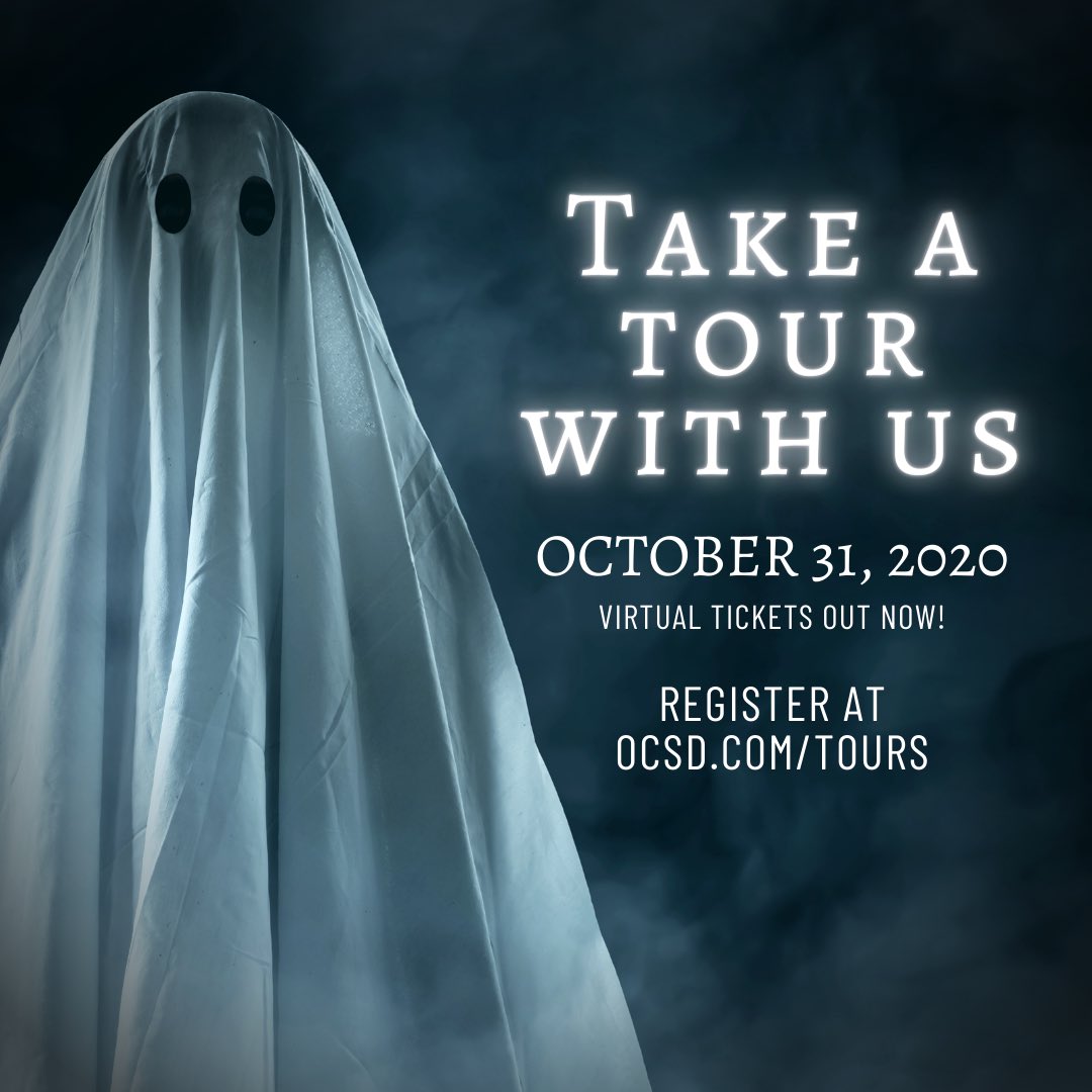 OCSanDistrict's tweet photo. Join us at 11 am virtually for a spooky journey through our wastewater treatment plant. Invite everyone to join us on this family friendly tour. Sign up for free at https://t.co/fB4pYzHOgt. #OCSDtours https://t.co/VKLp0XkFy0