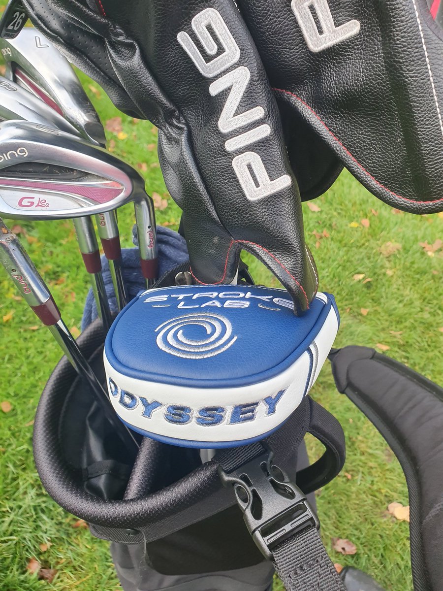 ScarlettGolf's tweet image. Added a new member to my set for tomorrow's @robrockgolftour grand final @LittleAstonGolf #Odyssey #strokelab #2ball #Golf #girlsgolf #juniorgolf 🤞