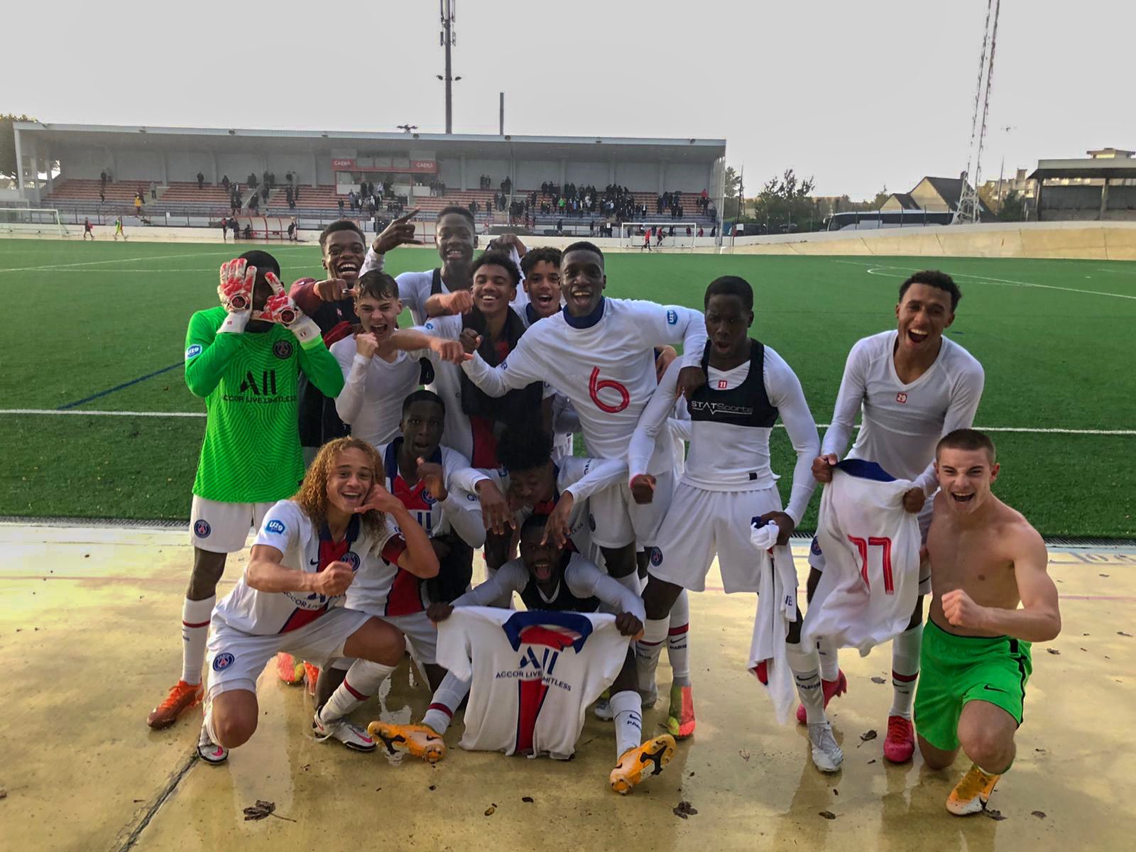 9J-U19 SM Caen (1) - PSG (4) 2-3 (1-2) - Les Titis du PSG