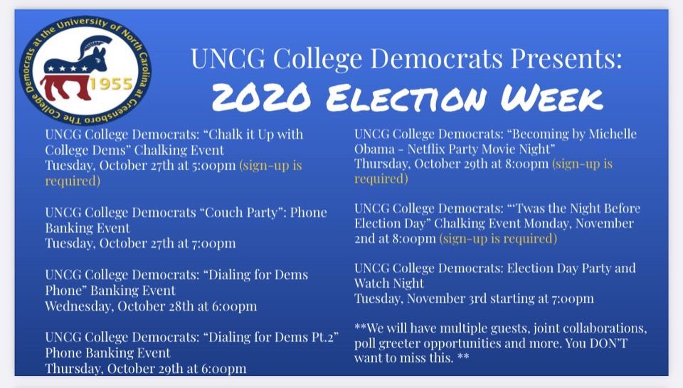 UNCG Democrats tweet media