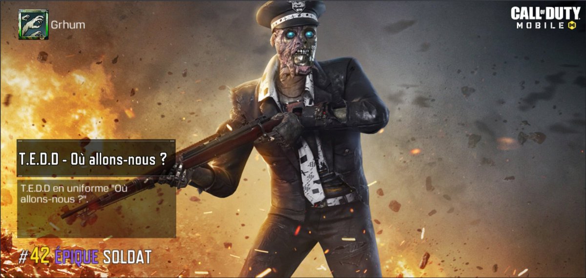 😁 T.E.D.D - Où allons-nous ?
#codmobile #callofdutymobile #codm #battleroyale #multijoueur https://t.co/NqzydkARQC