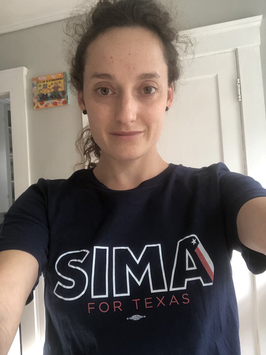 alt_or_opp's tweet photo. Getting ready to go out, and was wondering which democracy shirt to wear.
DUH, #SimaForTexas! @SimaforTX @TeamSima in remote solidarity with @myvoice_mypower weekend or action for Sima, @ElizMarkowitz, @SriPKulkarni ๐๐๐
(Feel free time add I missed a candidate there!) https://t.co/Wy5jWfyO14