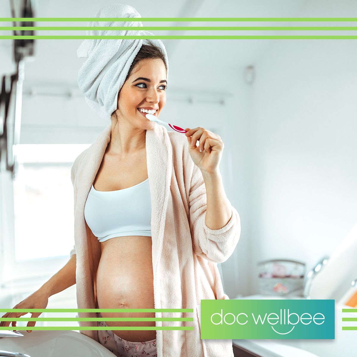 Docwellbee's tweet image. Up to 70% of women develop inflammation of the gums, or gingivitis, during their pregnancy. Women who develop severe mouth infections and suffer from bleeding gums when they are pregnant have a greater chance of delivering their babies preterm if they don't treat the infection.