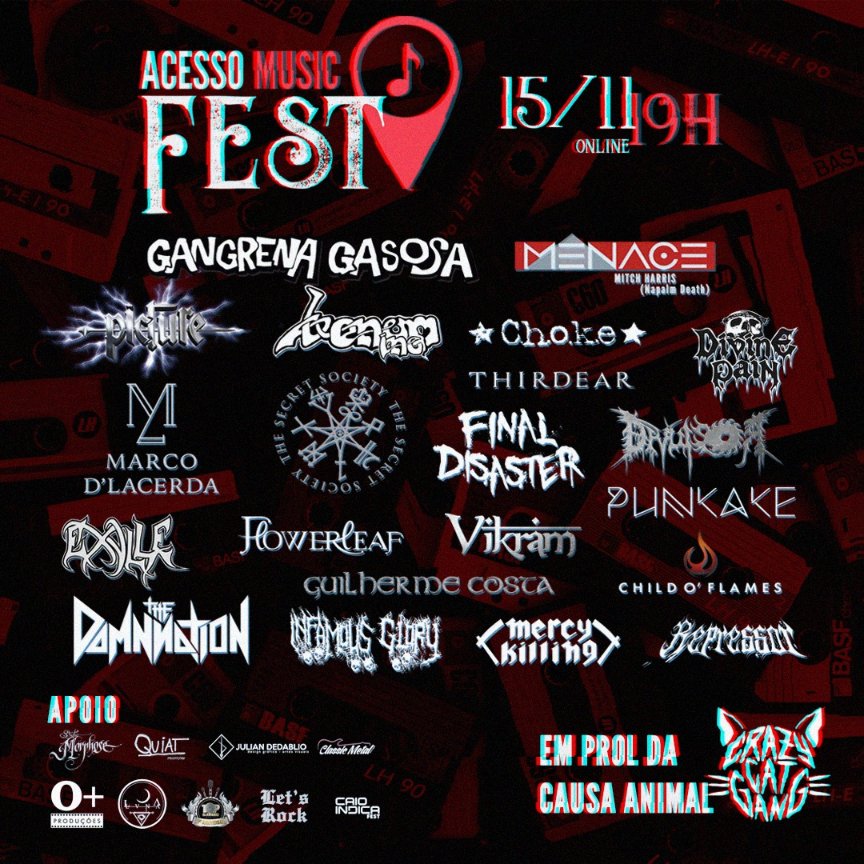 maquinaprofanaf's tweet image. Acesso Music Fest : Anuncia Programação Completa De Evento Beneficente

Inscreva-se No Blog , Compartilhe. Apoie o Underground Seu Apoio é muito Importante👇🤘🎸🔥
maquinaprofanafest.blogspot.com/2020/10/acesso…

#AcessoMusicFest #FestivalOnline #OnlineEdition #EventoBeneficente @punkake