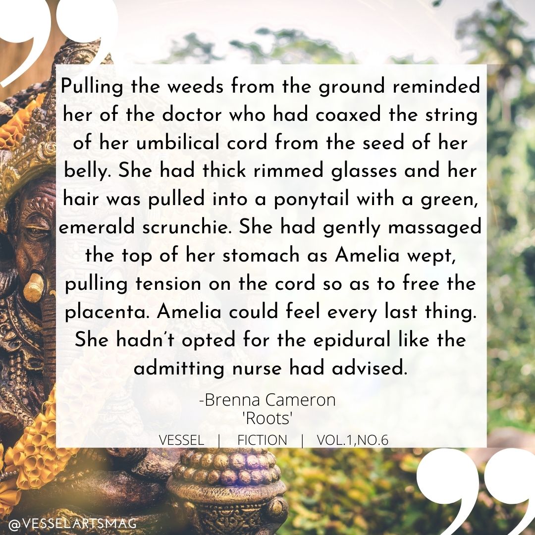 vesselartsmag's tweet photo. Do you have some time for a good story today? Take a few and check out Brenna Cameron's #fiction piece '#Roots' from this month's #Vessel. 💫
#VesselArts #VesselArtsMag #shortstory #readmore  
https://t.co/BKnFVLz6ri https://t.co/LXkNtaL7ti