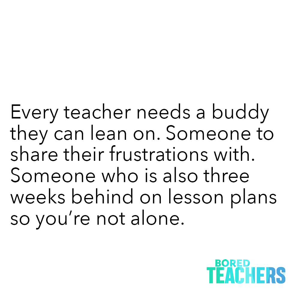 Bored_Teachers's tweet photo. Show your teacher buddies some love! ❤️ https://t.co/SVzzT63RBg
