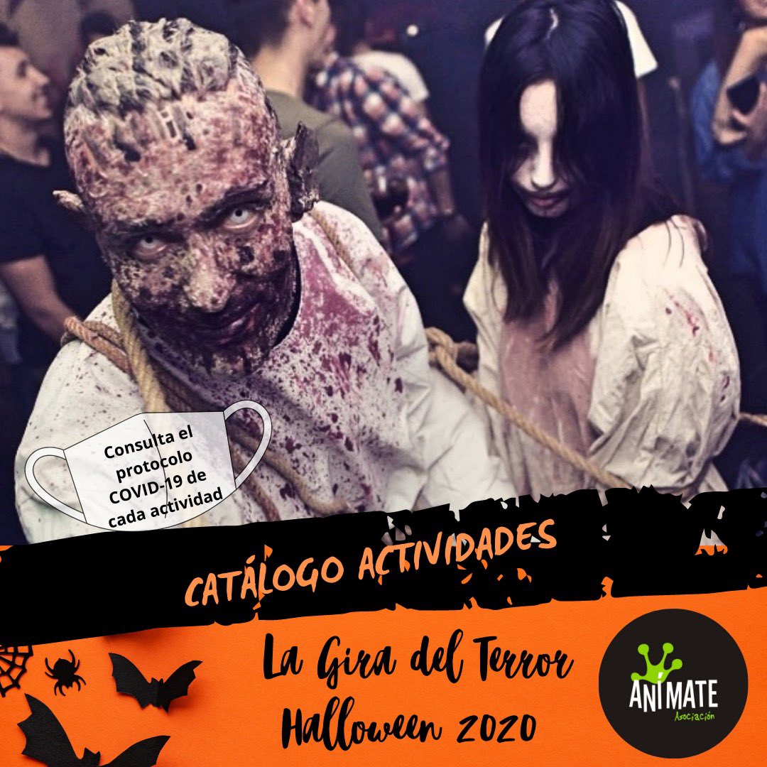 ajanimate's tweet photo. Ya tenemos nuestro catálogo de Halloween 2020!
Con protocolo de seguridad Covid-19.
Pide más info en https://t.co/yTYZb0aNe6 o en nuestro telf 618 988 708 https://t.co/Bbr4jWaSiw