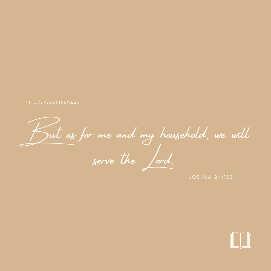 TwoThingsOne's tweet photo. TTO Verse of the Week

"But as for me and my household, we will serve the Lord."

Joshua 24:15b (NIV)

Let's declare this together! 🙏

#TTO #TwoThingsOne #TTOVerseOfTheWeek ##MarriageMinistry #MusicMinistry https://t.co/79nYdSLOoJ