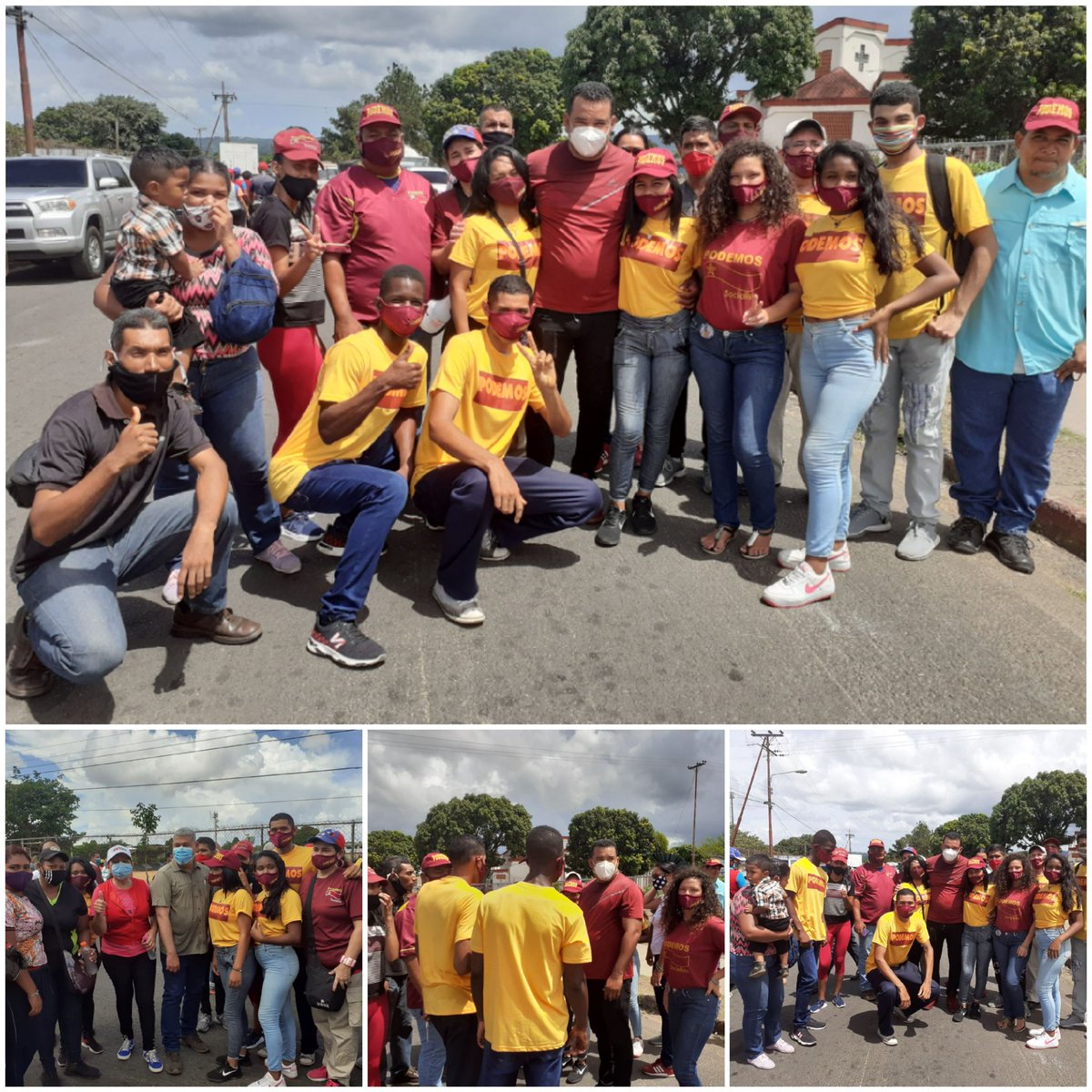 Magvenceremos1's tweet photo. #25Oct2020 PODEMOS CARONI EDO BOLIVAR Acompañamos a nuestro presidente Estadal RHOY BETANCOURT candidato a la AN, en el simulacro electoral desde Vta. Al Sol ETC Manuel Jara Colmenares, 6D Victoria Popular. @SiPodemos_Vzla @DidalcoBolivar1 @OviedoPSUV @NicolasMaduro @dcabellor https://t.co/XHLKwyTNkn