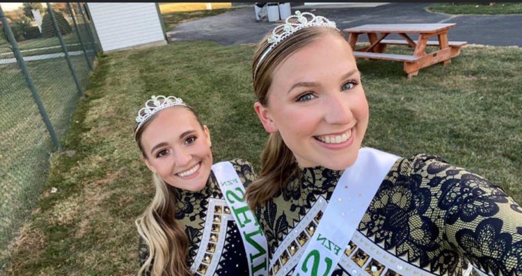 HaleyKopplin's tweet photo. I had such an amazing senior night. Thank you to everyone who made is so great! Still can’t believe it’s real 😭😭 @AnnaTharp4 https://t.co/ewdoZRCrNA