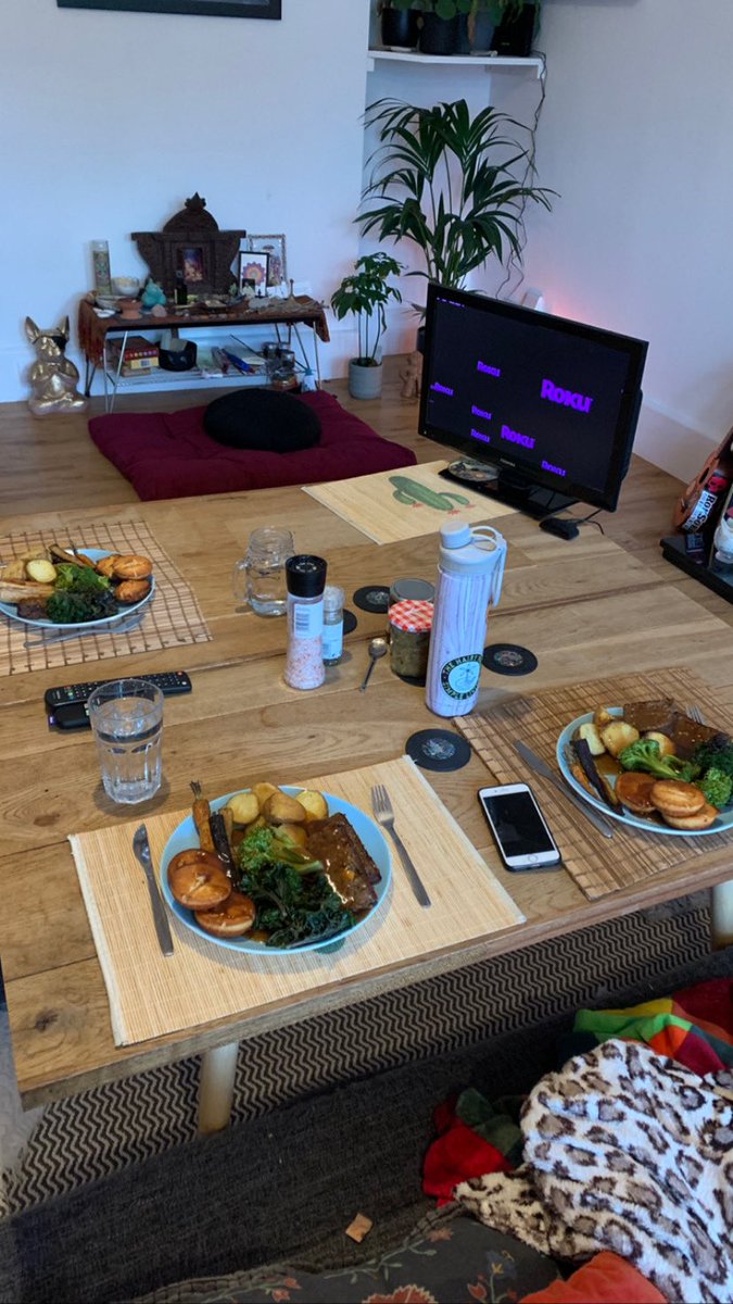 MaheshHayward's tweet photo. Low seating in our home, we connect to the ground and sit at the same level.
As it’s Sunday we had a movie on whilst we eat, as a treat. #blackpather #floorseat #lowtable @sueperkins @VeganLife_Mag @EckhartTolle @revkatebottley @vegancook101 @Philippa_Perry @louistheroux https://t.co/E6JyUeATpl