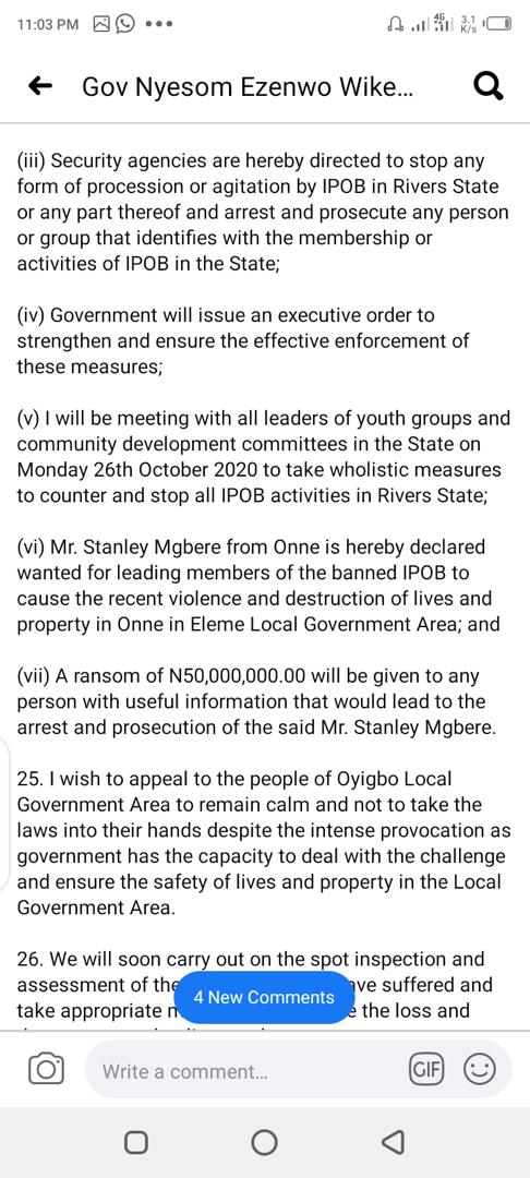 Bumpy_golden's tweet photo. @GovWike #stanleymgbere is not an IPOB member and was not responsible for the unrest that erupted in oyigbo and ONNE ,these are mere allegations made by greedy and bloodthirsty ONNE community leaders trying to sabotage the image and character of #stanleymgbere 
#endinjustice https://t.co/yqlI8qzhse
