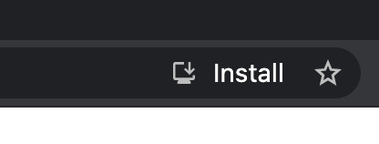 firt's tweet photo. Chrome is experimenting with a new PWA install icon for the omnibox bar replacing the + button. Tested on Chrome Canary 88 https://t.co/6cXAuDH7hZ