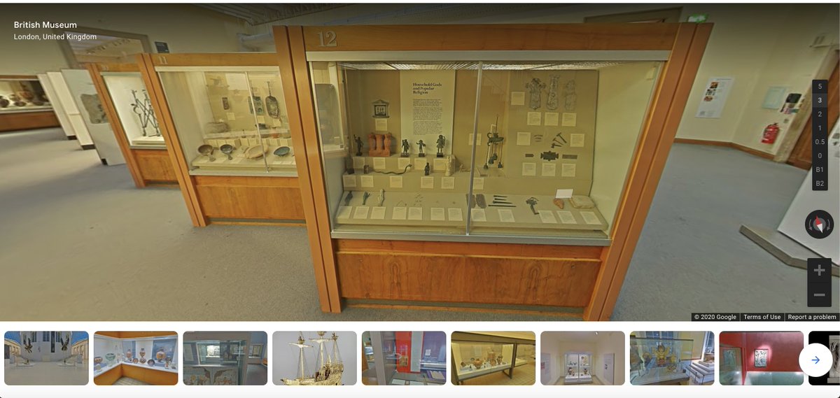 This room of the exhibit is broken into different sections. Some of these sections include musical artifacts, household artifacts, war artifacts, and religious artifacts. By using these categories the onlooker can compare familiar objects with these ancient artifacts.