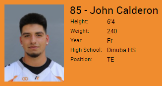 ReedleyCFB's tweet photo. 🎉 #NationalTightEndsDay 🎉

We start with our latest local MONSTER

Straight out of Dinuba &amp; into our starting lineup in 2019, John Calderon, had an awesome Freshman Season

https://t.co/Jfu52E0ECQ

15 Catches
178 yards
3 TDs

And he was an absolute monster in our run game! https://t.co/gj7IGbbrvP
