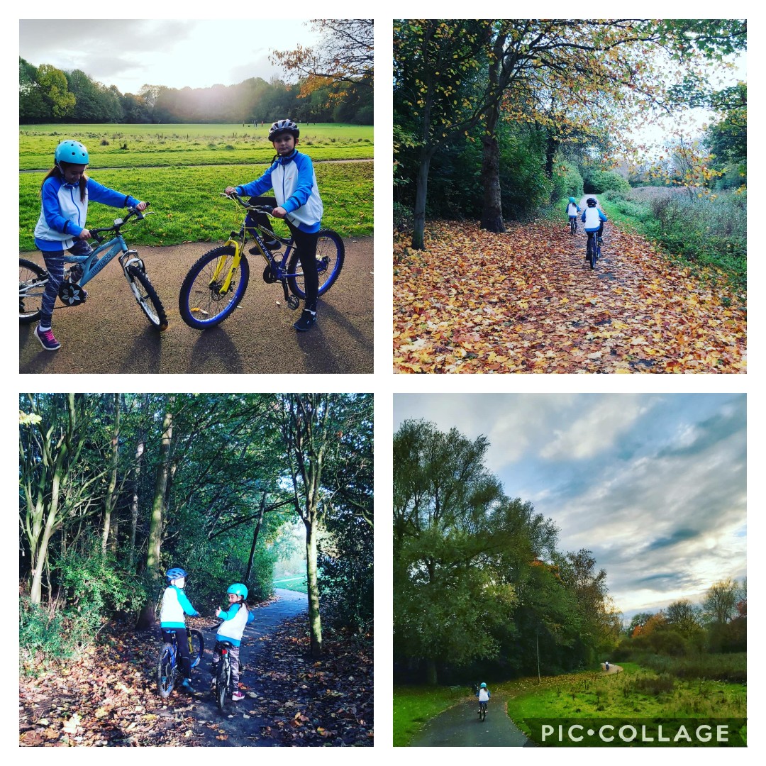 Ruben &amp; Elena 🚵‍♀️🚵‍♂️ Completed their 8️⃣.5️⃣km <a href="/WYC_official/">Warrington Youth Club - an OnSide Youth Zone</a> @hitscashforkids Cycle Challenge to raise money to deliver Sports Activities for Children, Wonderful Autumnal Colours Today! @HoppySheriff 🙏🍁🍃 🍂 If you can donate to this amazing cause, Please 🙏🙏 follow see the link: