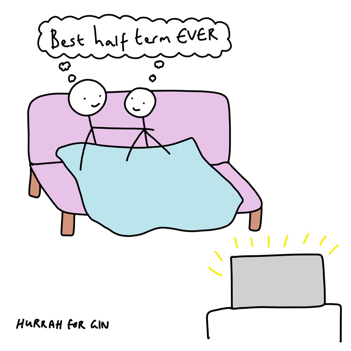 hurrahforgin's tweet photo. This is a public service announcement: 

If you have planned sweet FA this half term due to a lack of time/money/sanity. 

IT DOES NOT MATTER.

We are still in the middle of a pandemic, things are tough right now. So stick a spooky movie on, cosy up and cut yourself some slack x https://t.co/QM7sybBd5a