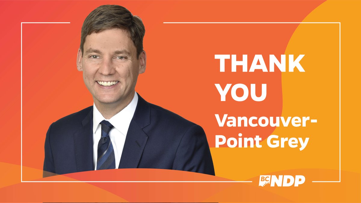 vpgndp's tweet photo. Thank you Vancouver-Point Grey for re-electing David Eby! We could not have done it without your support. https://t.co/my2IGqWAG3