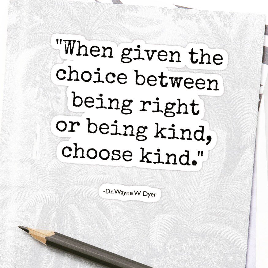BslCooke's tweet photo. What’s your favourite quote? 

Let’s share some positivity to get ready to start the week? 

Mine is “When you have the choice  between being right and being kind. Choose kind” 

#bemorelayla #quotes #mentalhealth #choosekind #bekind #positivequote #newweek #monday https://t.co/BLUljZAvRL