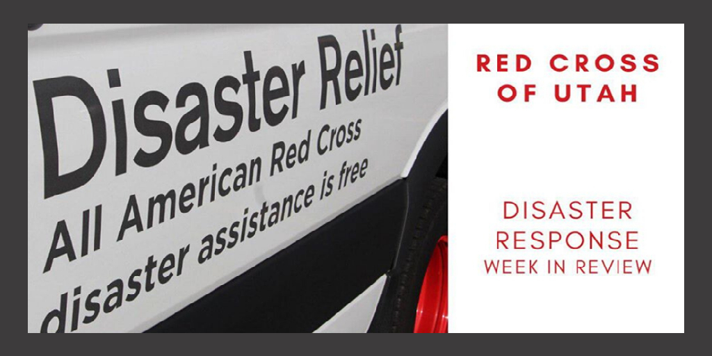 RedCrossUtah's tweet photo. #UtahWeekInReview
This week (10/18-10/24) volunteers responded to 3 home fires and water main break We provided, assistance, lodging, and comfort and care to 14 people.. Thanks to our donors and volunteers for their support and dedication.
#EndHomeFires
#UtahRedCross https://t.co/pv8XIuaysw