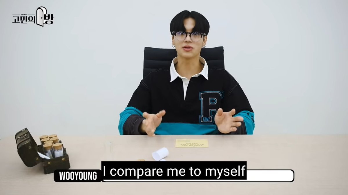 Wooyoung's advice: never compare yourself to others!!