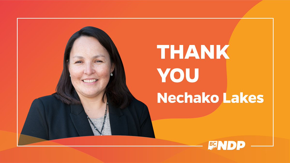 Congratulations to all of my colleagues on this historic <a href="/bcndp/">BC NDP</a> government and to everyone who put their name on a ballot. 

It wasn’t the result we were hoping for in Nechako Lakes. But we are so proud of the campaign we ran. #BCelxn2020