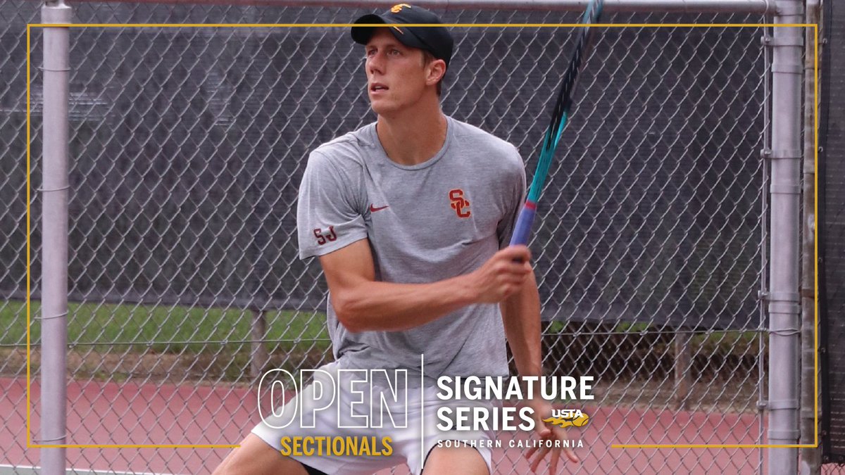 USTASoCal's tweet photo. Make way for Riley Smith! π
Smith takes down Joseph Guillin 6-1, 7-6 to advance to the finals! #OpenSectionals https://t.co/oASxtaLYTW