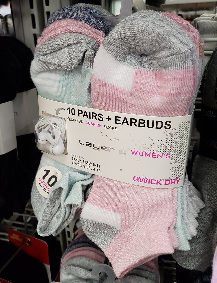 austinnotduncan's tweet image. When your socks come with earbuds but the iPhone 12 doesn&apos;t