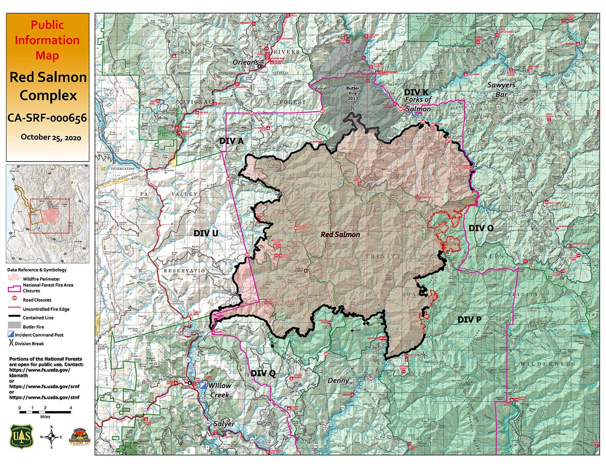 SixRiversNF's tweet photo. #RedSalmonComplex update for October 25.

More info: https://t.co/TREOSPREBE

@ShastaTrinityNF  @Klamath_NF  @SixRiversNF https://t.co/ziHLEgAjPr