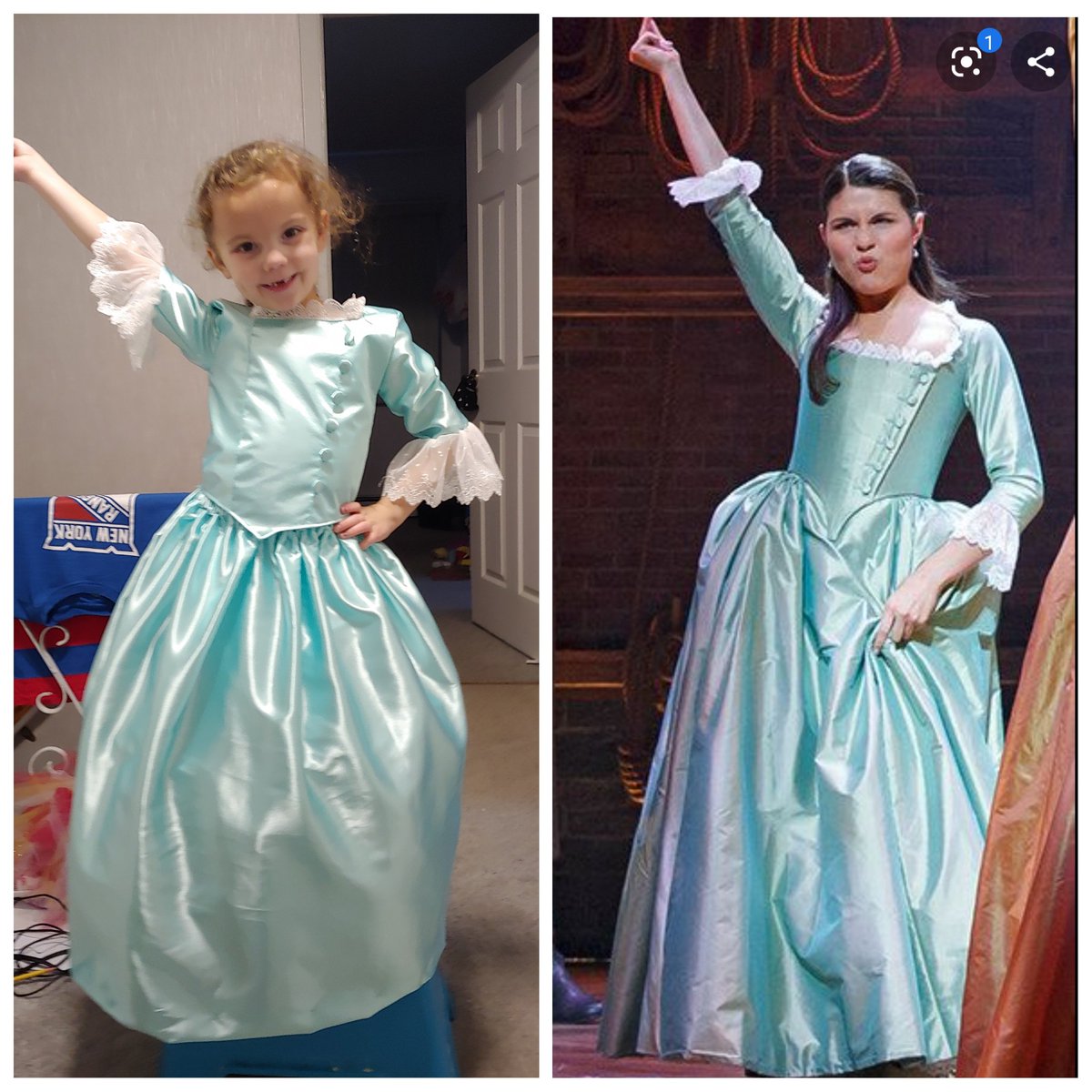 melissaluckman's tweet photo. My little Eliza. #imadethat #hamfan #hamilkids #fangirl @HamiltonMusical @Phillipasoo https://t.co/sv1GjKanJK