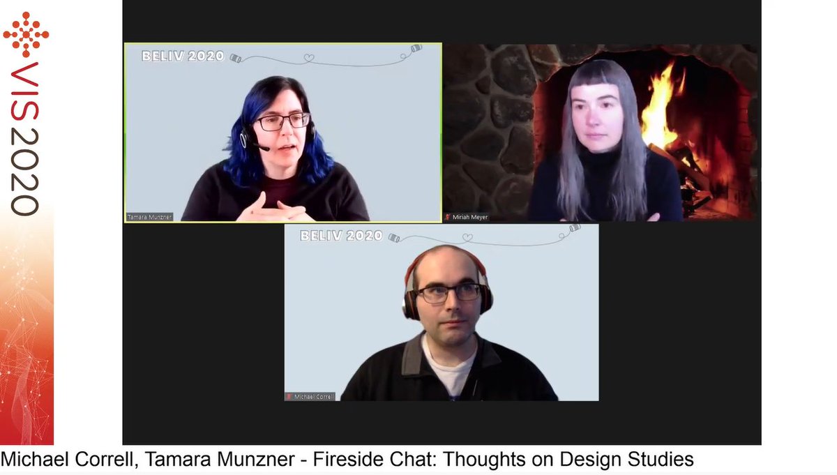 Diego_Rojo_'s tweet photo. 👏 Amazing Fireside Chat: Thoughts on Design Studies
w/ @tamaramunzner, @Birdbassador & greatly moderated by @miriah_meyer.
Too many interesting thoughts that led to a bit of am-I-part-of-the-problem? feeling & a lot of how-to-improve-my-design-studies energy.
#BELIV #ieeevis https://t.co/P1eKvTvHAf